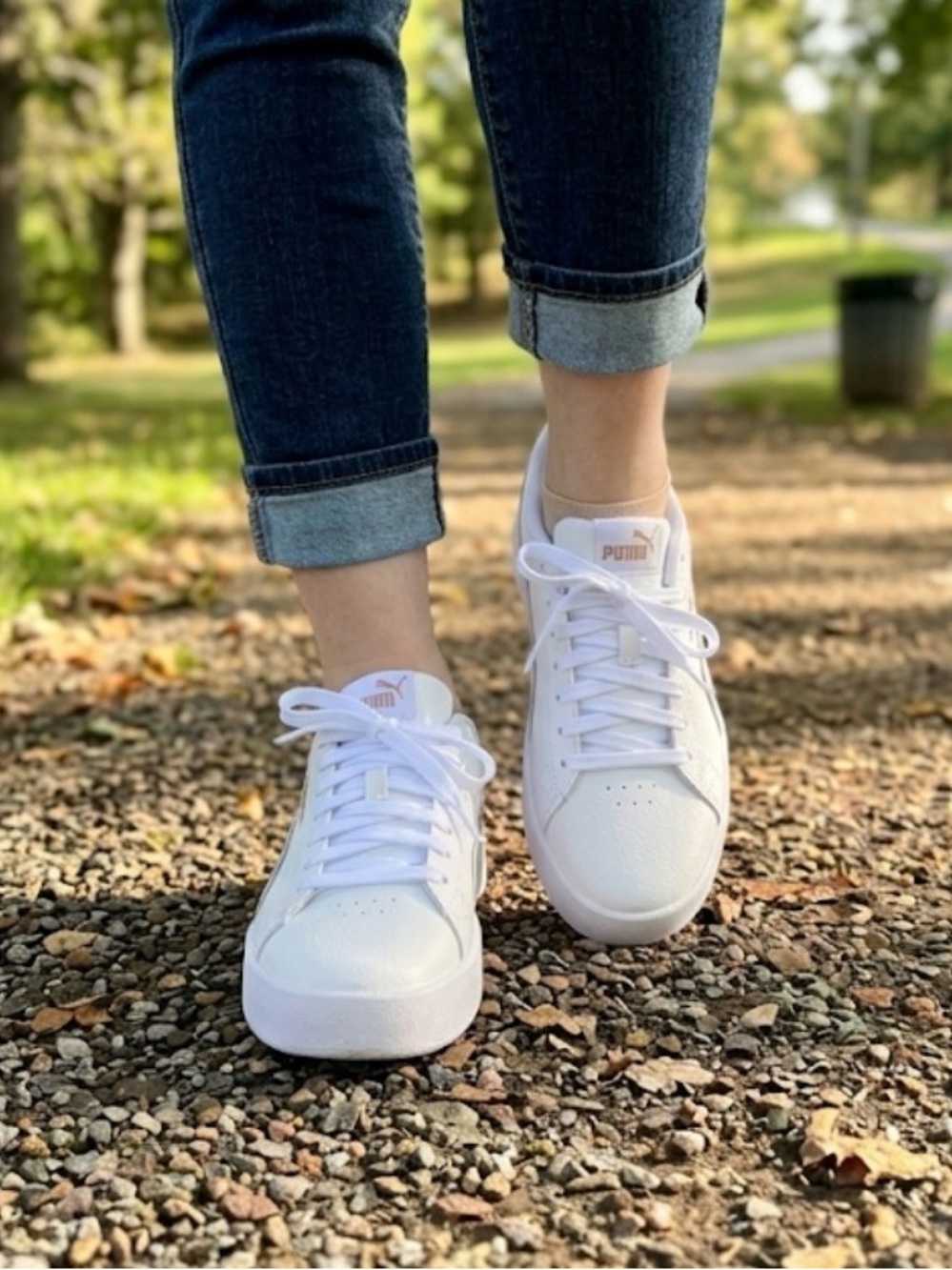 PUMA Triple Court Sneakers, Women’s 9, White